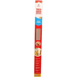Veda Porta Protetor de Porta Nai BR Twin Door Duplo Bege 90cm