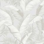 Papel-de-Parede-Bobinex-PP165-Folhagens-Bege-e-Cinza
