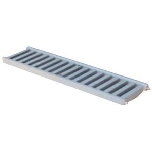 Ralo Grelha Retangular Reforçado Odem Cinza 130x50mm