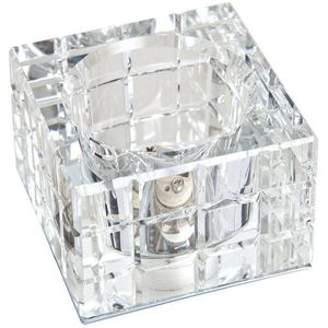 Spot de Embutir Para 1 Lâmpada Quadrado G9 44W Cristal Blumenau 71460000 Transparente Bivolt