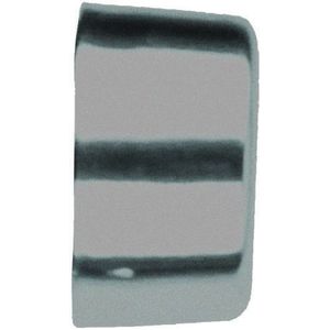 Tampa Para Varão de Cortina Couselo 28mm Aço Escovado