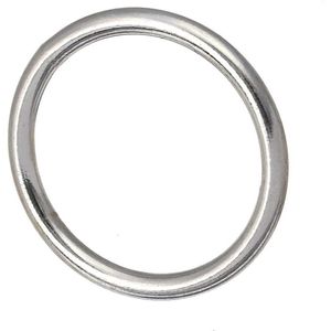 Argolas Para Cortina de Plástico Couselo 28mm Aço Escovado Kit 10 Unidades