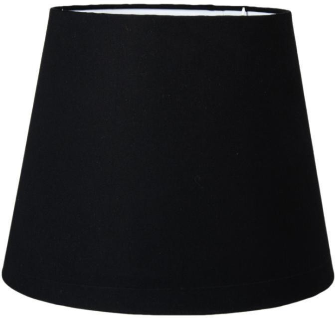 Cupula-Para-Abajur-Conica-60W-Acetato-Tecido-e-Metal-Primor-417-001-Preta