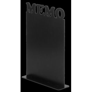 Quadro Lousa Para Escrita Memo Blackboard Cortiarte Para Recado Suporte Madeira 20x30cm