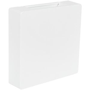 Arandela LED Clean Quadrada 3W 3000K Abs Blumenau Branco Bivolt