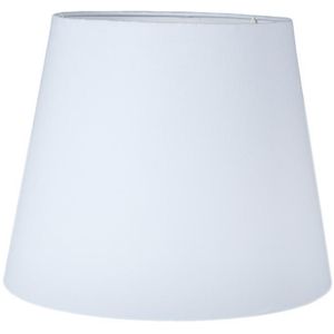 Cúpula Para Abajur Cônica 60W Acetato Tecido e Metal Primor 417-002 Branca