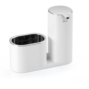 Dispenser Detergente  Bucha Conceito Arthi 1169  Branco Cromado