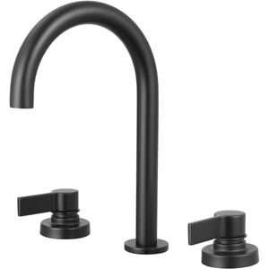 Torneira Misturador Pia Banheiro Meber de Mesa Preto Matte 36