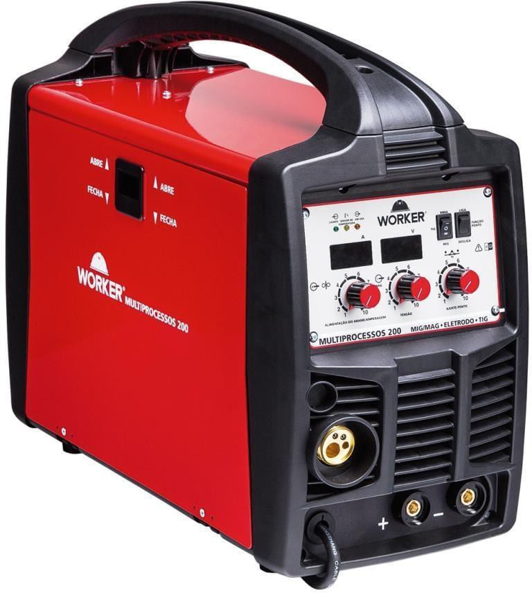 Soldador-MIG-MAG-Eletrodo-Revestido-Worker-Multiprocessos-867420-200A-Bivolt