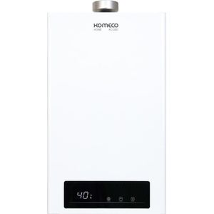 Aquecedor de Água a Gás GN Gás Natural Komeco Automático Digital Home 26 Litros 2192 26D1BFGN5GN Branco