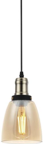 Pendente-1-Lampada-Vintage-Dome-60W-Aco-e-Vidro-Blumenau-89021102-Ambar-Bivolt