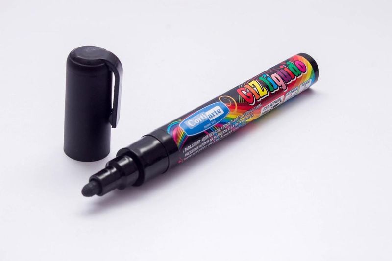 Giz-Liquido-5mm-Cortiarte-Ponta-Dupla-Preto-8g