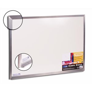 Quadro Branco com Estrutura de Alumínio Cortiarte 80x60cm