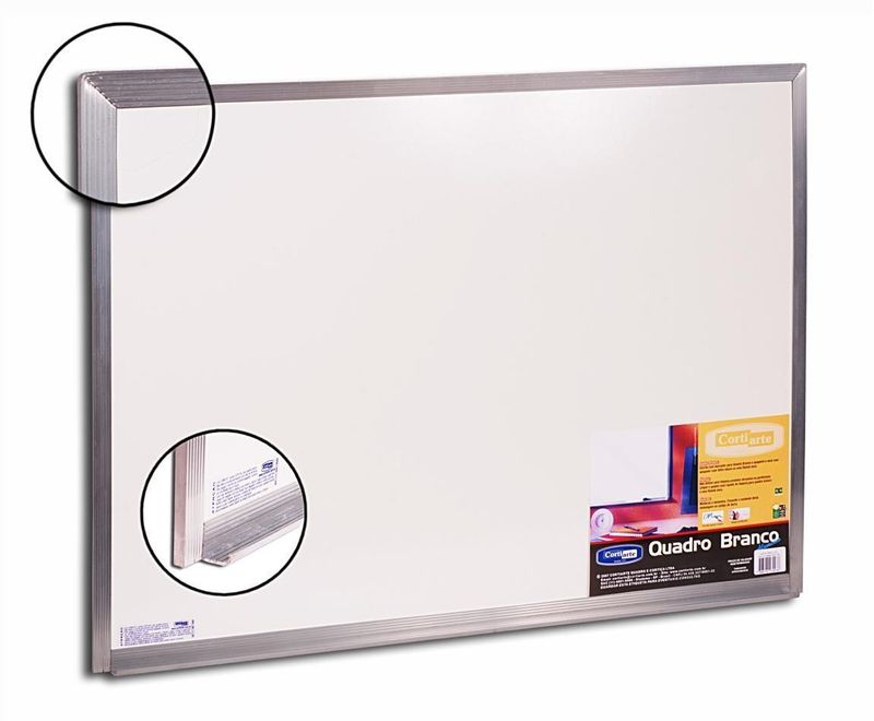 Quadro-Branco-com-Estrutura-de-Aluminio-Cortiarte-80x60cm