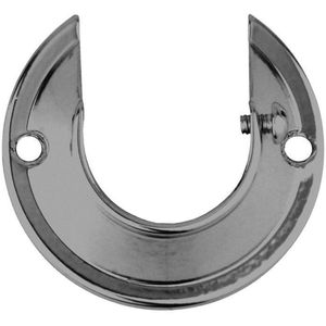 Suporte Para Varão de Cortina Couselo Flange 28mm Aço Escovado