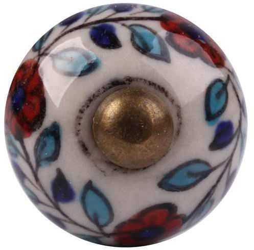 Puxador-Para-Porta-Venus-em-Ceramica-Branco-e-Azul-A7xd3cm