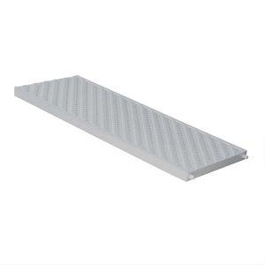 Ralo Grelha Retangular de Piscina Odem Cinza 20x50cm