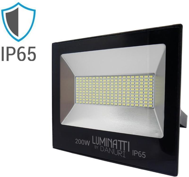 Projetor-Led-Multilight-Retangular-150W-6000K-Aluminio-Vidro-E-Polimeros-Sinteticos-Luminatti-Lm284-Preto-Bivolt