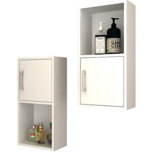 Nicho Decorativo Para Banheiro em Mármore Sintético Bosi Smart Complementar Branco