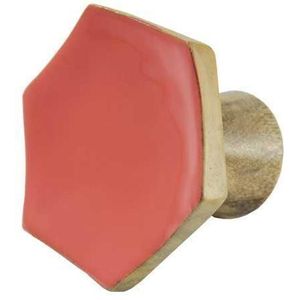 Cabide Para Roupas em Geral Vênus Victrix Madeira Hexagono
