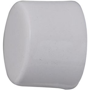 Tampa Para Varão de Cortina Couselo 19mm Branco
