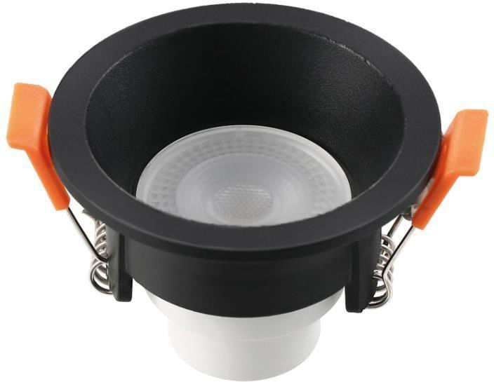 Spot-LED-de-Embutir-Recuado-Redondo-6W-6500K-Policarbonato-Blumenau-81366001-Preto-Bivolt