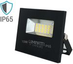 Projetor-Led-Multilight-Retangular-10W-6000K-Aluminio-Vidro-E-Polimeros-Sinteticos-Luminatti-Lm241-Preto-Bivolt