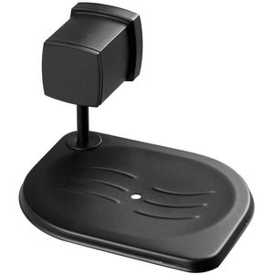 Saboneteira de Parede Meber Block 38 Preto Matte
