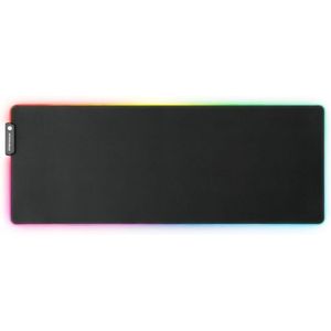 Mousepad Gamer Com Iluminação Rgb Octoo Game Base Preto