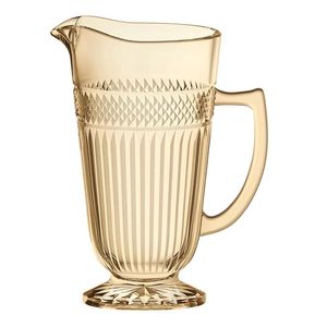 Jarra Com Pé Em Vidro Palace âmbar 1,2l L\'hermitage