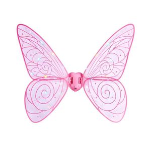 Fantasia De Asas Para Festas Com Led E Música - Borboleta