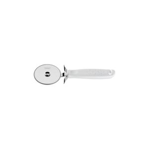 Cortador Para Pizza Tramontina Utilita Em Aço Inox Com Cabo De Polipropileno Branco