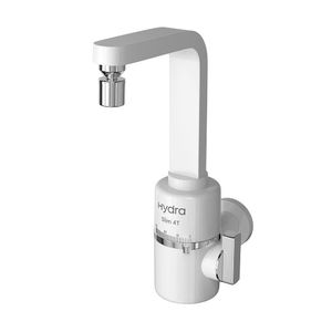 Torneira Elétrica Slim 4t De Parede Branca Hydra 110v