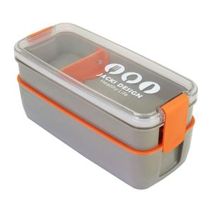 Pote Marmita De 2 Andares 750ml - Vibe Cinza - Cinza