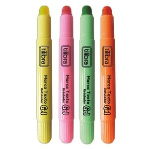 Kit Marca Texto Gel Tilibra - C- 4 Unidades
