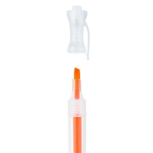 Marca Texto Fluorescente Transparente Brw Laranja