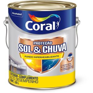 Fundo Impermeabilizante Coral Sol e Chuva 5280728 3,6L