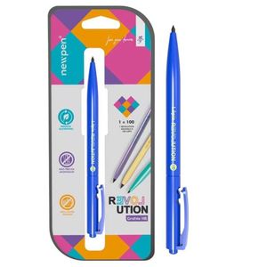 Lapis Grafite Revolution Retratil Metallic Blue Hb Newpen