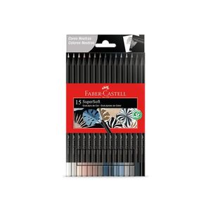 Lápis De Cor - Faber Castell - Supersoft Cores Neutras 12 Cores