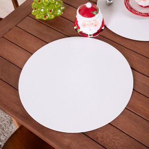 Capa Para Sousplat Basic Liso 35cm Diâmetro Tecido Oxford 100% Poliéster - Palha