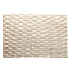 Jogo Americano Retangular Mesa Lugar Pvc Antiderrapante Flex Bege 45x30cm Lyor 1unidade