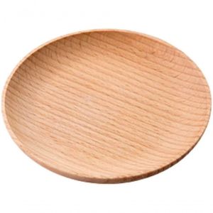 Petisqueira Prato Bambu Natural Redonda 27cm Ecokitchen Mimo