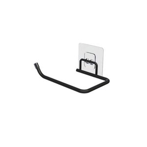 Porta Papel Higiênico Banheiro Com Adesivo - Stolf Preto
