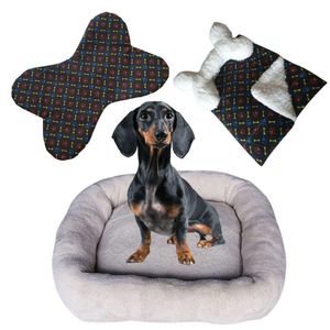 Kit Cama Pet Bigata G Luxo Com Comedouro Osso E Mantinha Avelã