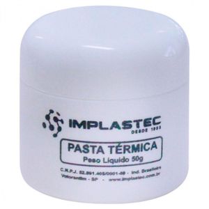 Pasta Termica Implastec A Base De Silicone Pote 50G