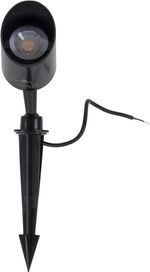 Espeto de Jardim Luminária Articulado 5W 3000K Abs Gaya 9689 Preto Bivolt
