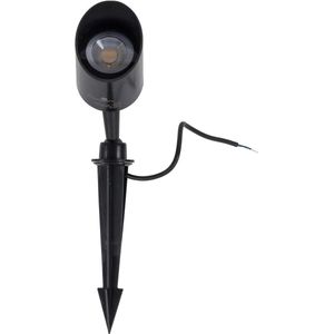 Espeto de Jardim Luminária Articulado 7W Verde Abs Gaya 9694 Preto Bivolt