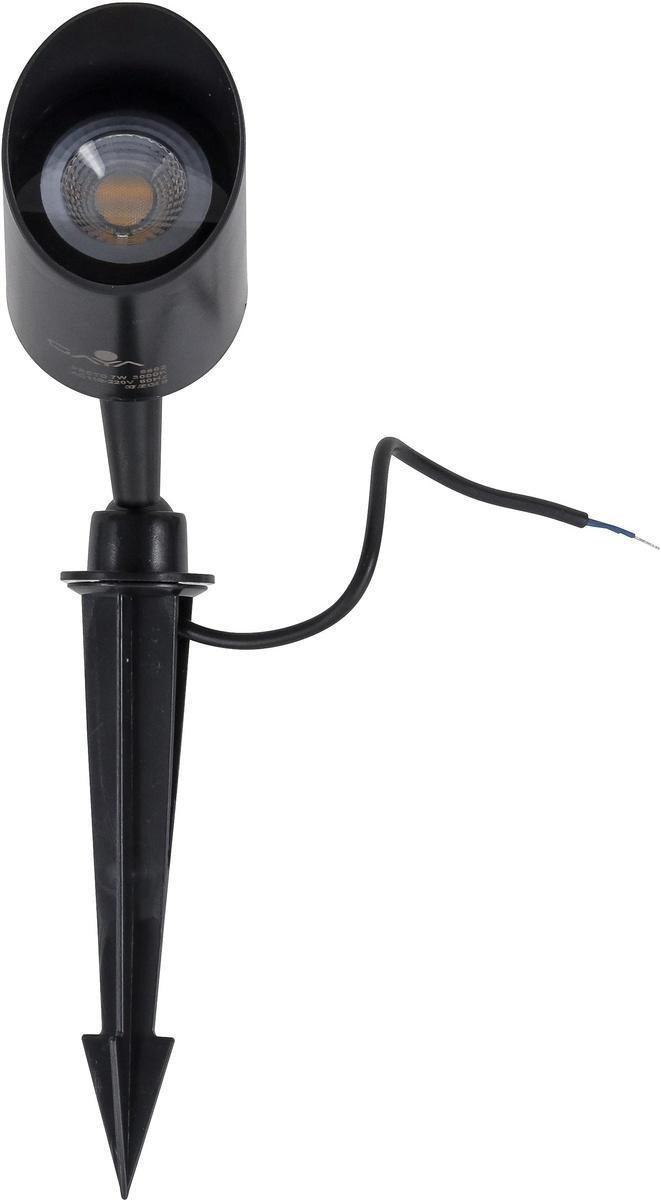 Espeto-de-Jardim-Luminaria-Articulado-7W-Verde-Abs-Gaya-9694-Preto-Bivolt