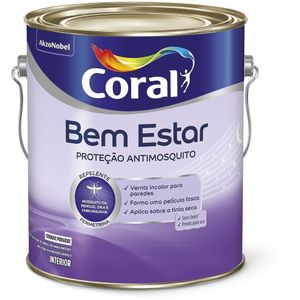 Verniz Coral Bem Estar Proteção Contra Mosquito Antimosquito 3,6L