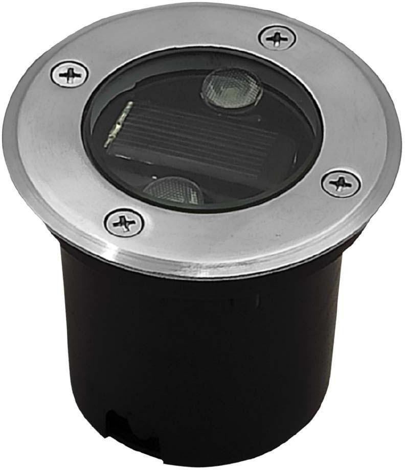 Spot-de-Embutir-Solo-Redondo-LED-Solar-Gaya-2W-Verde